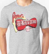 Camiseta ajustada Filetes de pescado y flan