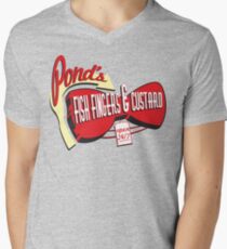 Fish Fingers & Custard Men's V-Neck T-Shirt