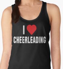 I Love Cheerleading Dark Women's Tank Top