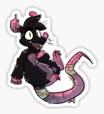 Glitchy Rat Sticker