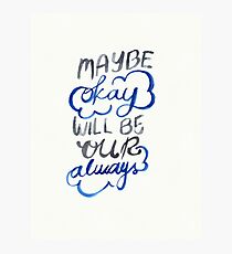 Okay Photographic Print