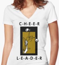 Cheerleader Women's Fitted V-Neck T-Shirt