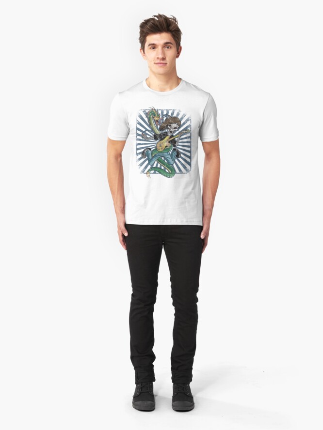 Alternate view of Rock n Roll Destroyer Slim Fit T-Shirt