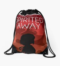 Spirited Away Movie Poster Drawstring Bag