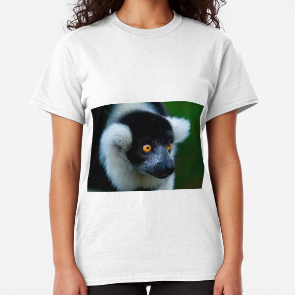 Black & White Lemur Classic T-Shirt