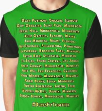 Mighty Ducks D2 Roster Graphic T-Shirt