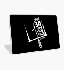 Power 34 Knots Kitesurfing Laptop Skin