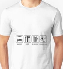 EAT SLEEP SHARKS NATAL SOUTH AFRICA RUGBY SUPER RUGBY Unisex T-Shirt