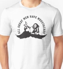 Defending Awesome - All Great Men Have Moustache Ron Jeremy Unisex T-Shirt