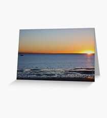 Sundowner at Ceduna Greeting Card