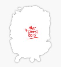 Not Penny's Boat Sticker