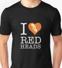 I heart (love) redheads Unisex T-Shirt