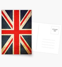 Grunge Effect Union Jack Postcards