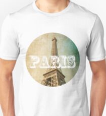 old fashioned paris The Eiffel Tower Unisex T-Shirt
