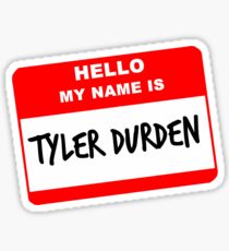 My Name Is Tyler Durden Sticker