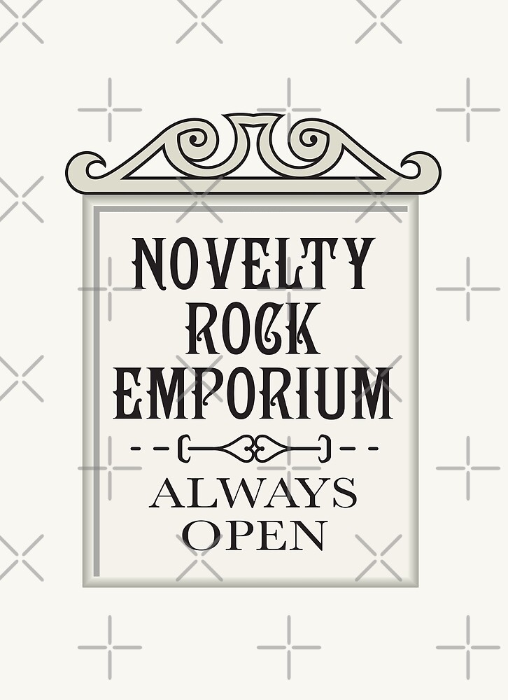 "Novelty Rock Emporium" by ChrisOrton Redbubble