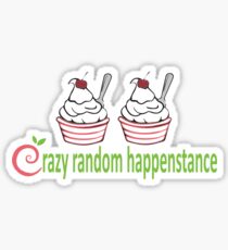 Dr. Horrible Crazy Random Happenstance Sticker