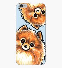 Red Pomeranian Paws Up iPhone Case