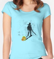 Becoming a Legend - Link:Original Women's Fitted Scoop T-Shirt