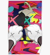 Kaws Paws Poster