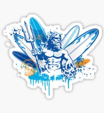poseidon surfer 4 Sticker