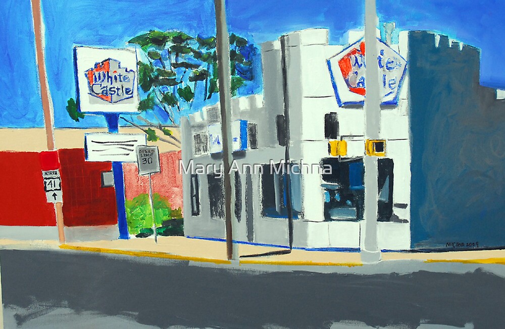 "Whiting, Indiana White Castle" by Mary Ann Michna Redbubble