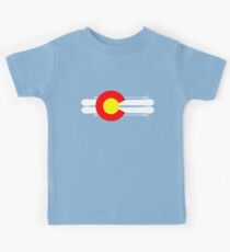 Colorado Flag Skis Kinder T-Shirt