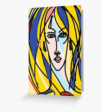 Elongated Elegance Greeting Card