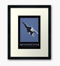 Awesomeness Gerahmtes Wandbild