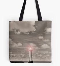 Sepia Surreal Lighthouse Tote Bag