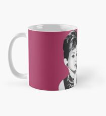 Audrey Hepburn Pink Tasse