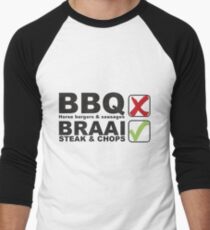 BRAAI HORSE MEAT Men's Baseball ¾ T-Shirt