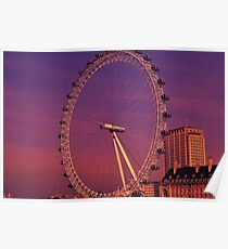 London Eye, London, UK Poster