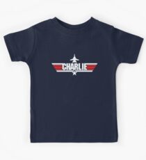 Custom Top Gun Style - Charlie Kids Tee