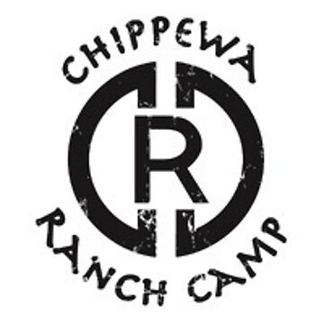 Chippewa Ranch Camp Black Logo CRC Original Camp Design