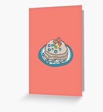 Retro Abstract Pancakes Greeting Card