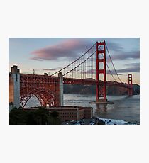 Golden Gate Bridge at Dusk Photographic Print