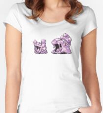 Grimer evolution Women's Fitted Scoop T-Shirt
