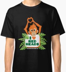I heart (love) redheads Classic T-Shirt
