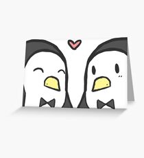 Penguin Card Greeting Card