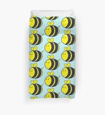 Cute little bumble fat bee Duvet Cover