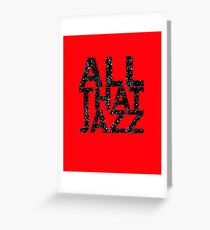 All das Jazz Grußkarte
