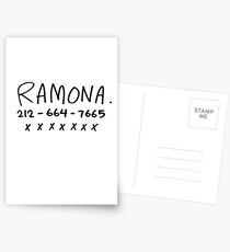 RAMONA FLOWERS Postcards
