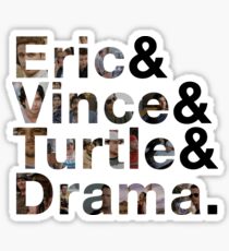 The Entourage Fab 4 Sticker