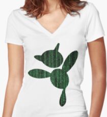 PorygonZ used Conversion Women's Fitted V-Neck T-Shirt