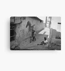 Streets of Kadifekale Neighborhood in Izmir, Turkey Canvas Print