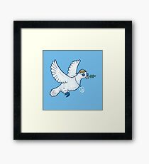 The Hippie Dove Framed Print