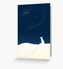 Winter Night Greeting Card