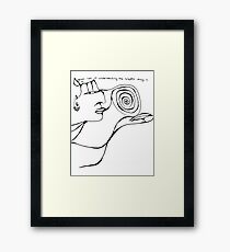 Genius Framed Print