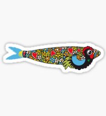 Symbols of Portugal - Cool Rooster Sardine Mix Sticker